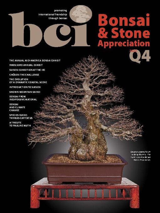 Title details for BCI Bonsai & Stone Appreciation Magazine by Bonsai Clubs International - Available
